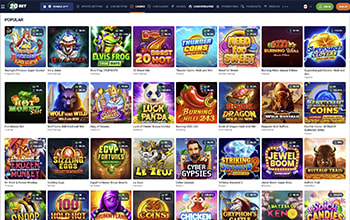 20Bet casino games.