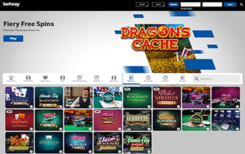 Betway casino games