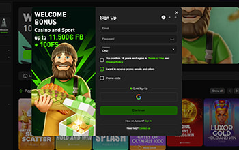 Blitz casino welcome bonus.