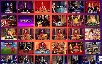 Casino Gods Live casino games