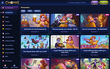 Casombie Casino bonus offers