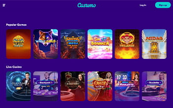 Casumo casino games
