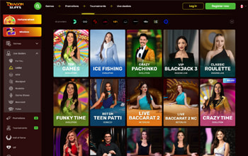 Dragonslots Live Casino Games.