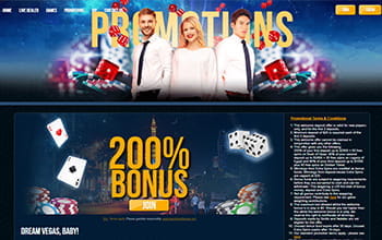 Dream Vegas casino bonus offers