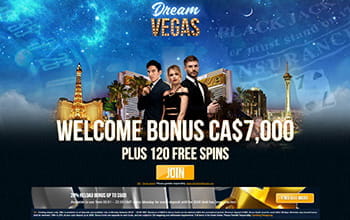 Dream Vegas casino welcome bonus