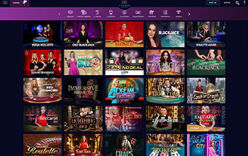 Genesis Live casino games