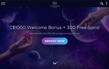Genesis casino welcome bonus
