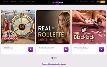 JackpotCity Casino Live casino games