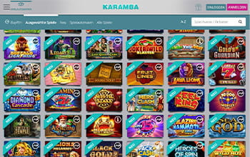 Karamba casino games.