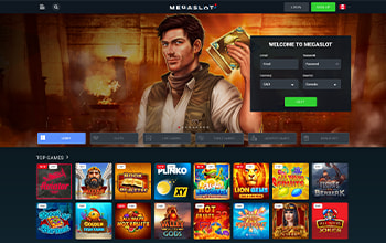 Megasolt casino homepage