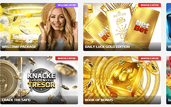 NetBet Casino bonus offers