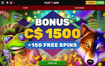 PlayAmo casino welcome bonus