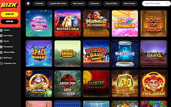 Rizk Casino Games