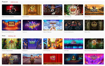 Royal Panda casino games