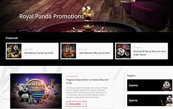 Royal Panda welcome offer