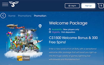 Sloty Welcome Bonus